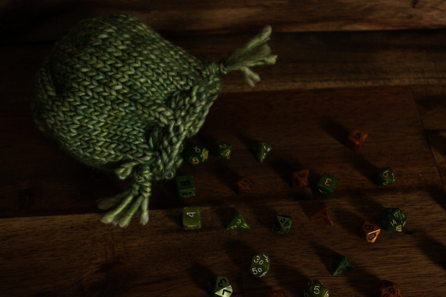 Halfling Holdall Dice Bag Knitting Pattern