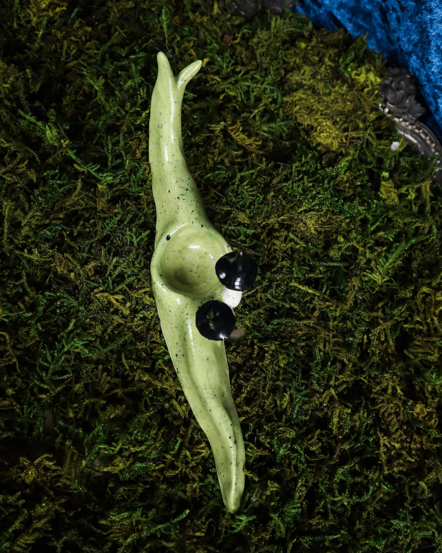 Poison Mushroom Slug Crystal Holder