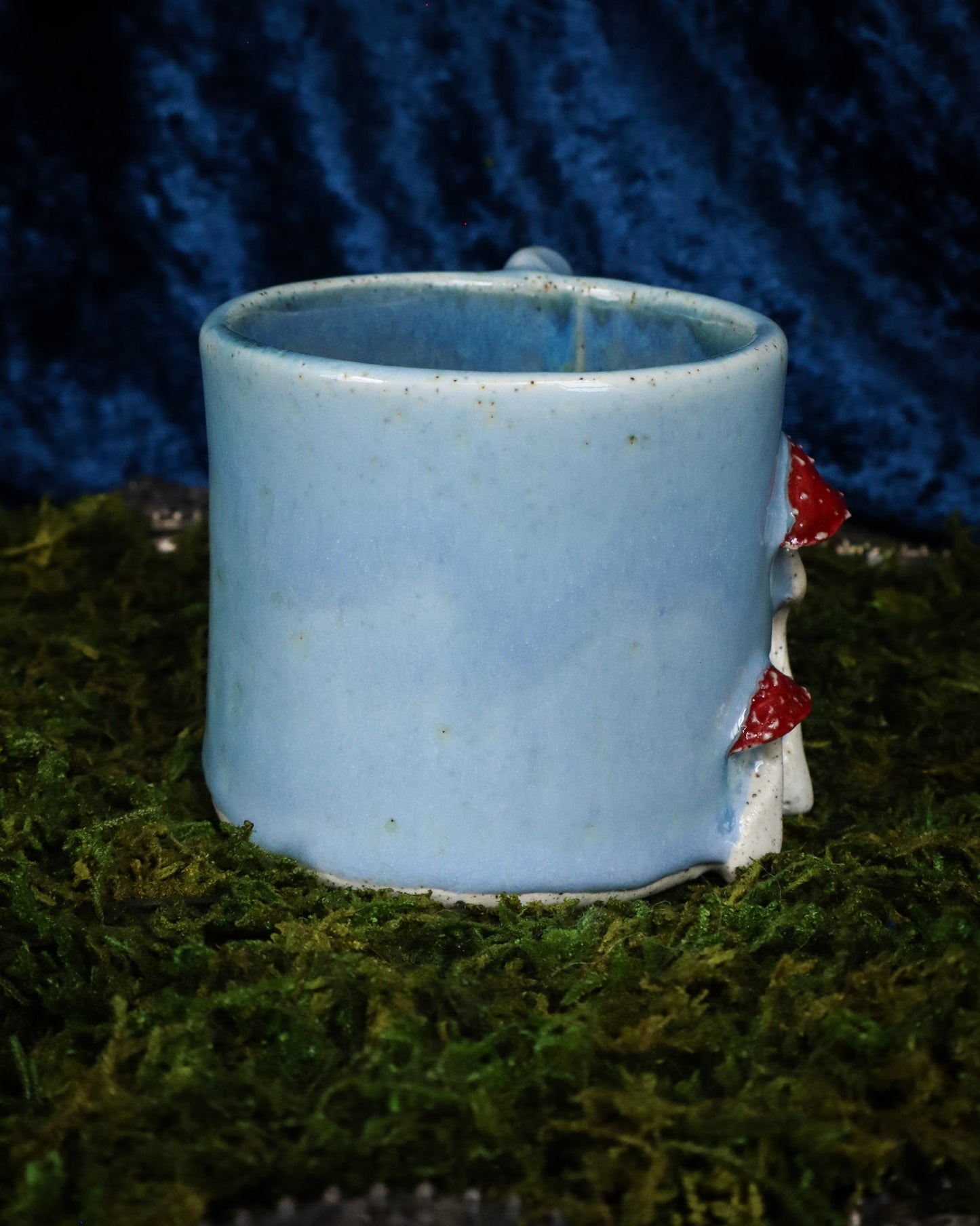 Red Cap Mushroom Mug - Right Side Handle