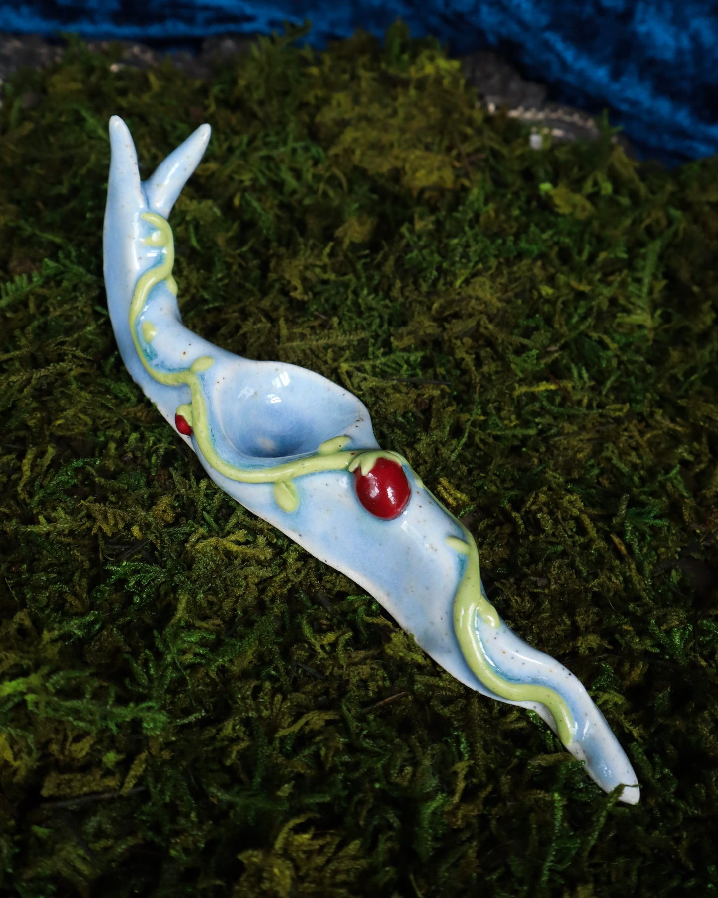 Strawberry Slug Crystal Holder