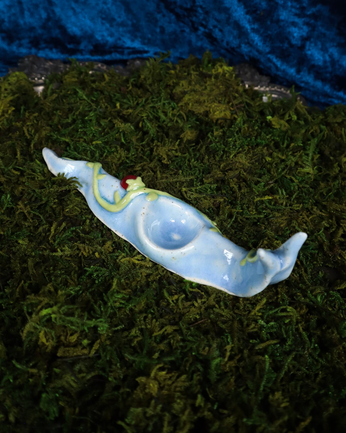 Strawberry Slug Crystal Holder