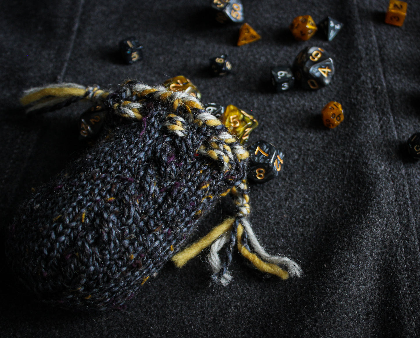 Mini Dice Bag Knitting Pattern Bundle