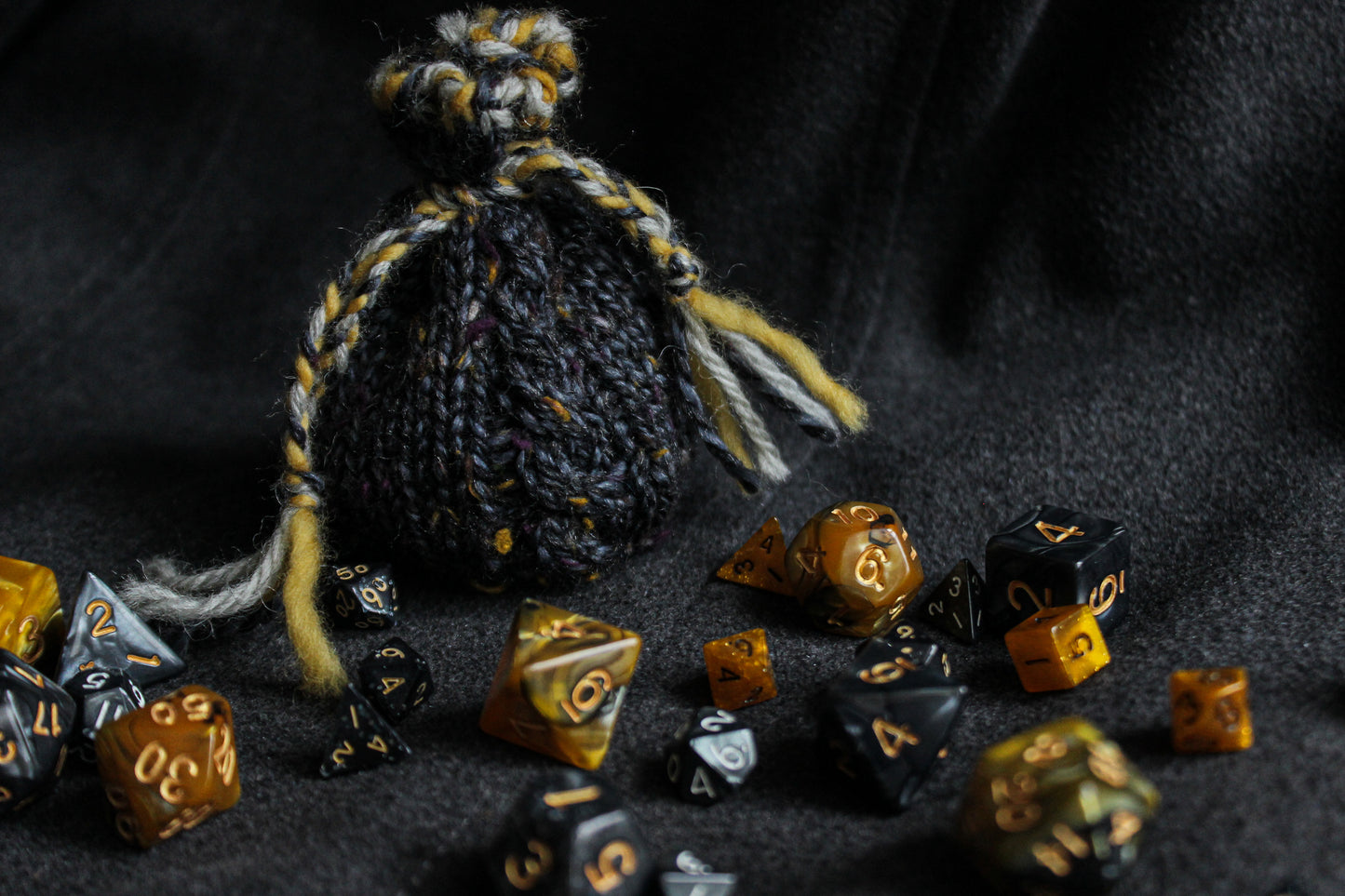 Mini Dice Bag Knitting Pattern Bundle