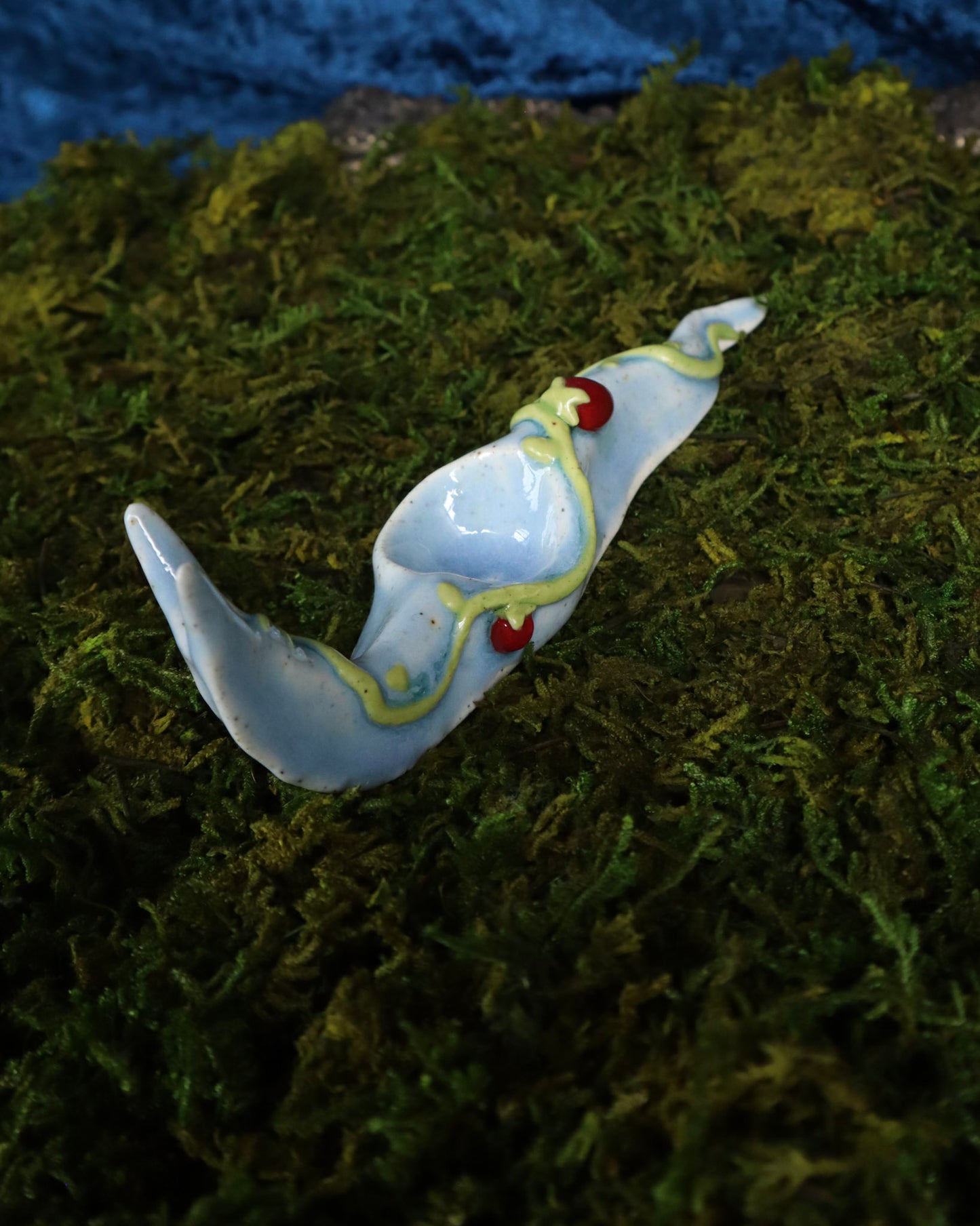 Strawberry Slug Crystal Holder