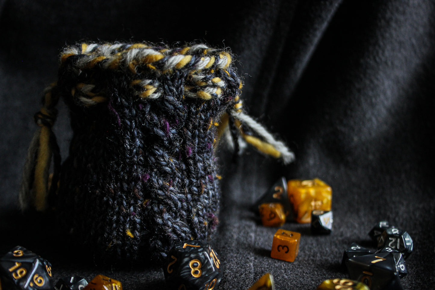 Dwarven Dice Bag Knitting Pattern