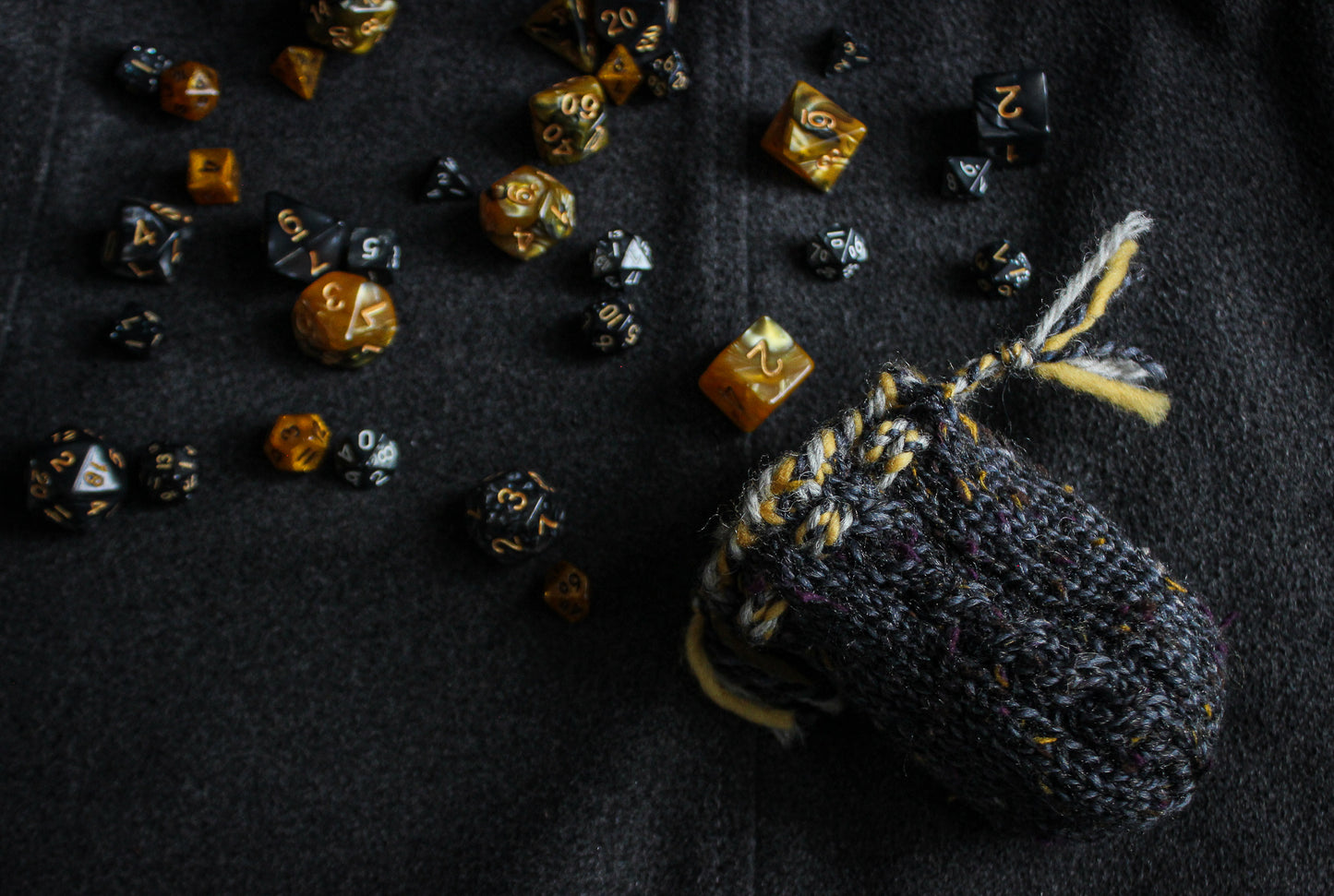 Dwarven Dice Bag Knitting Pattern