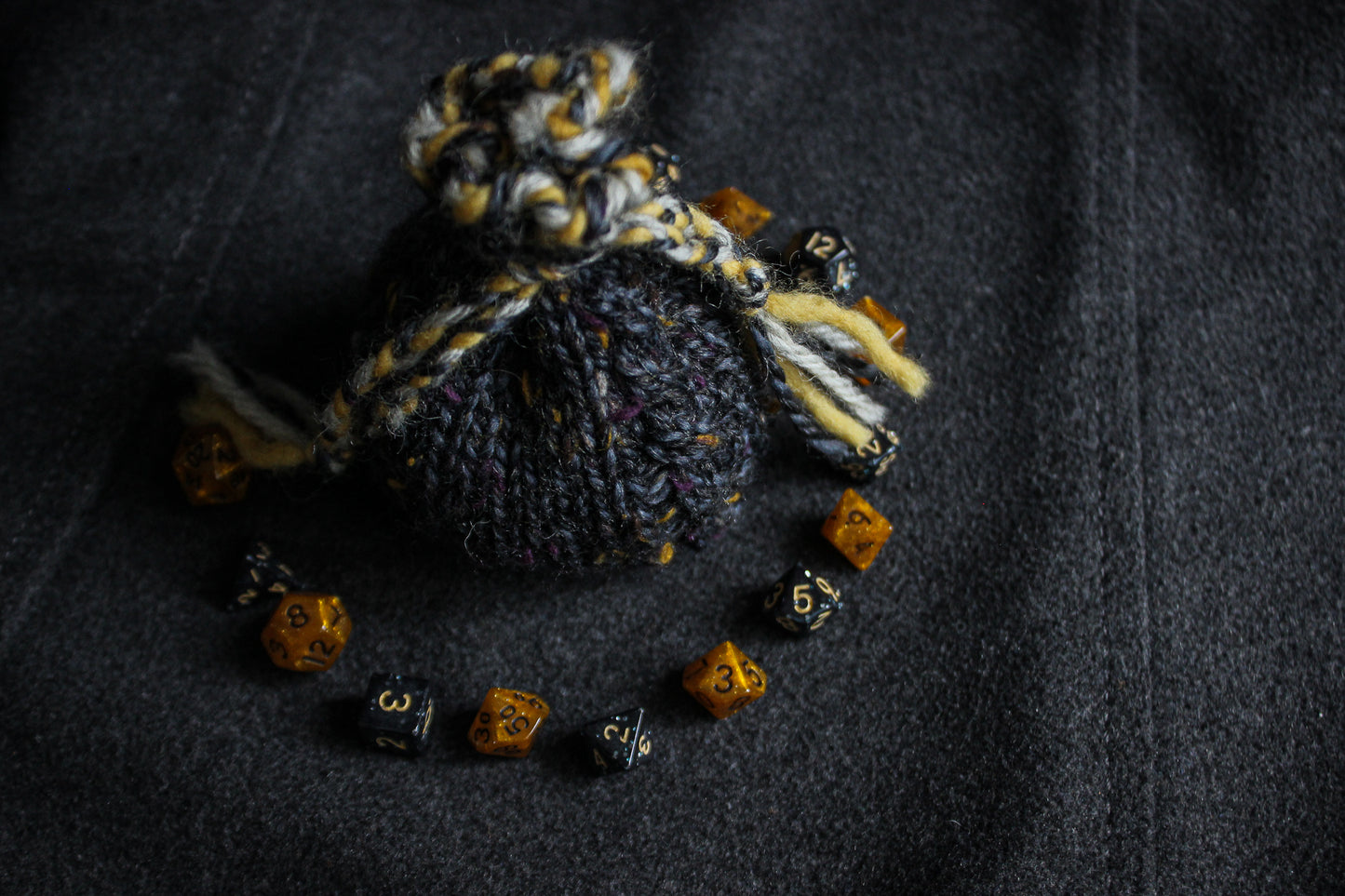 Dwarven Dice Bag Knitting Pattern