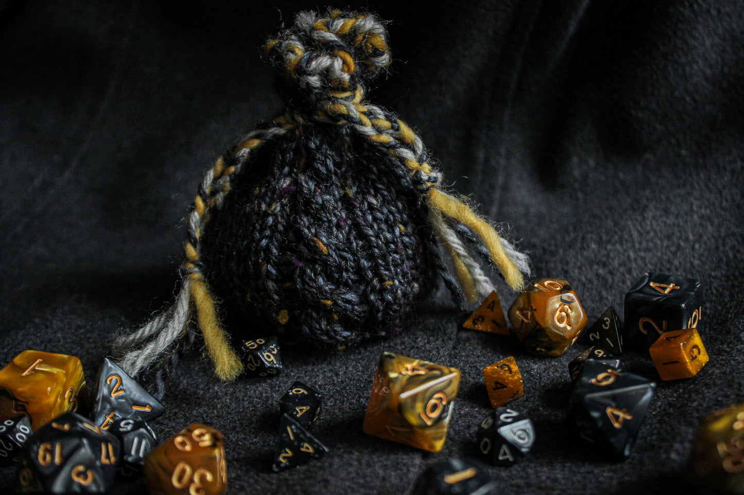 Dwarven Dice Bag Knitting Pattern