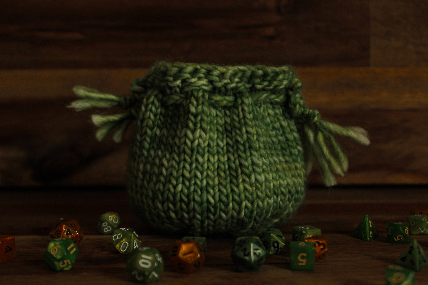 Halfling Holdall Dice Bag Knitting Pattern