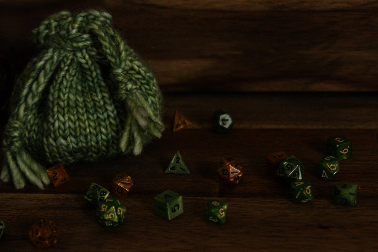 Halfling Holdall Dice Bag Knitting Pattern