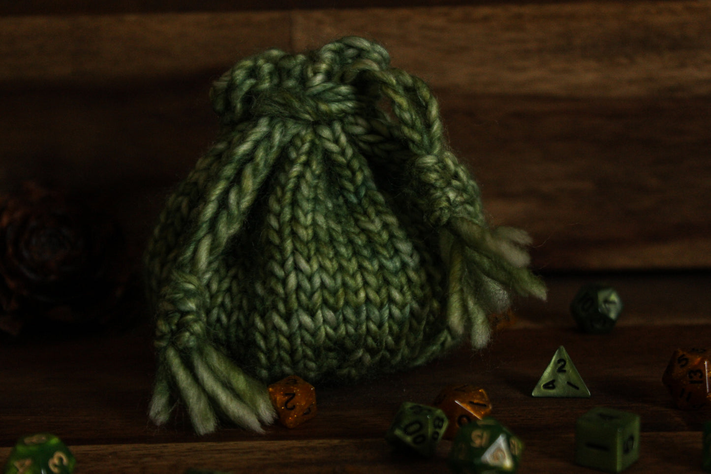 Halfling Holdall Dice Bag Knitting Pattern