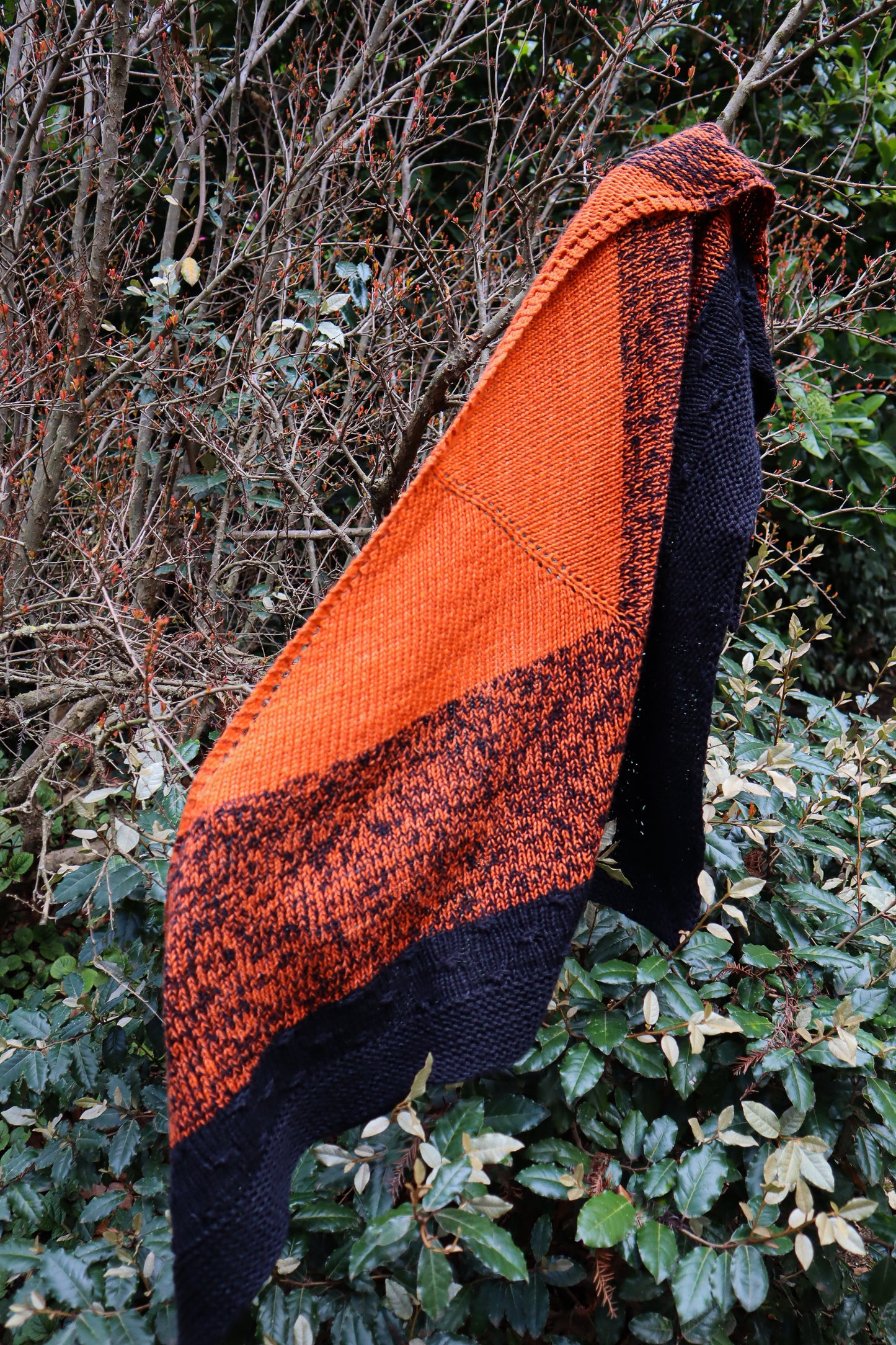 Haunting Hollow Shawl Knitting Pattern