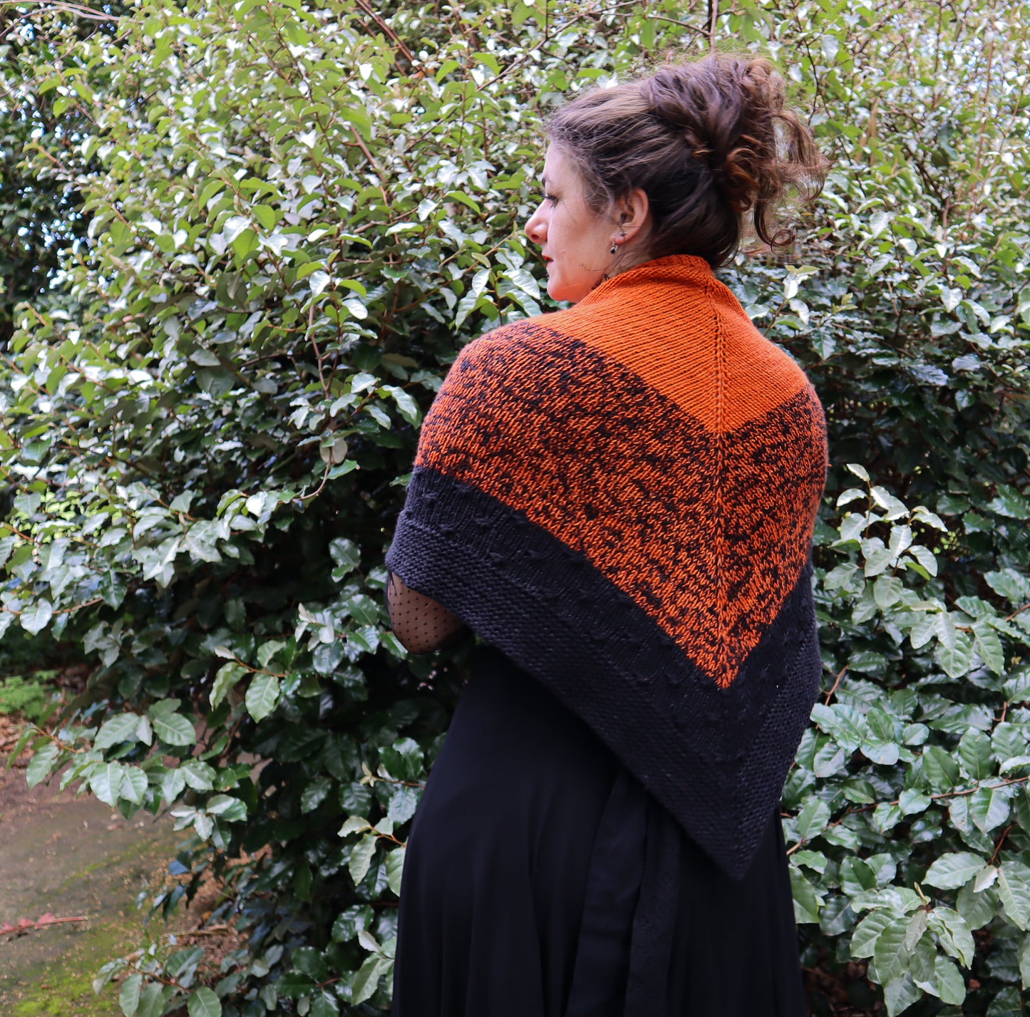 Haunting Hollow Shawl Knitting Pattern