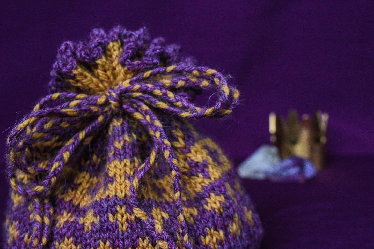 Paladin Pouch Dice Bag Knitting Pattern