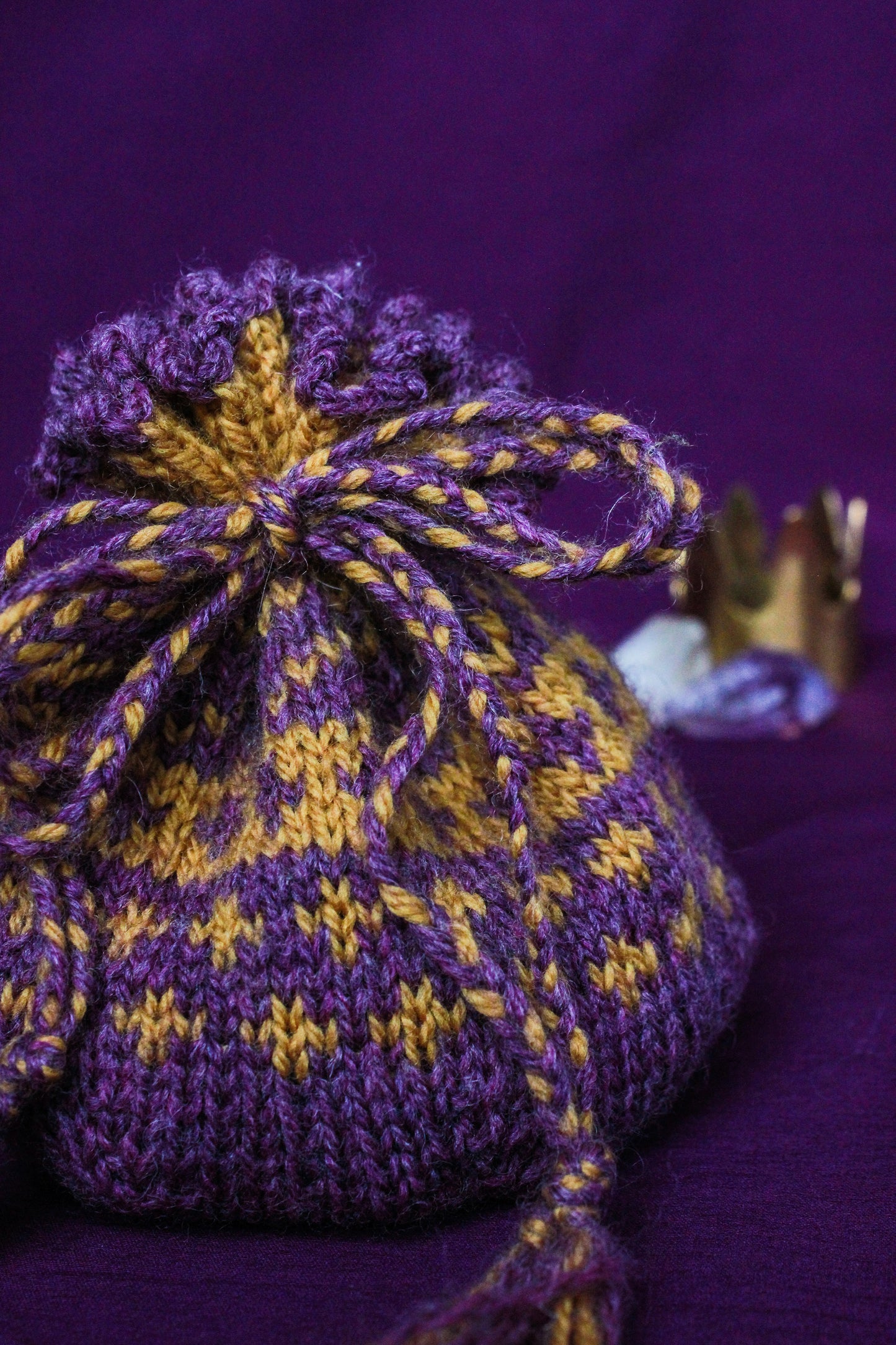 Paladin Pouch Dice Bag Knitting Pattern