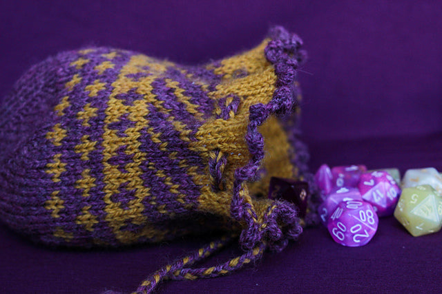 Paladin Pouch Dice Bag Knitting Pattern